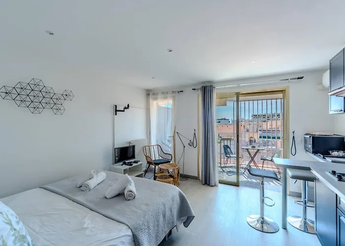 Le Mimosas - Centre - Vue Terrasse Wifi Climatisation Daire *