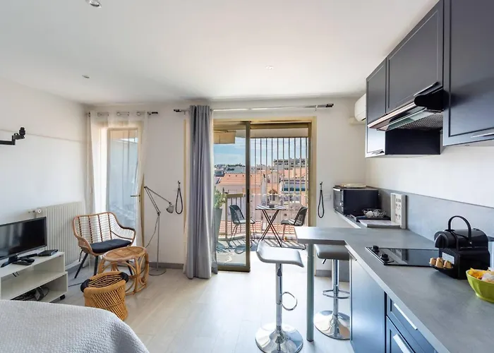 Le Mimosas - Centre - Vue Terrasse Wifi Climatisation Daire *