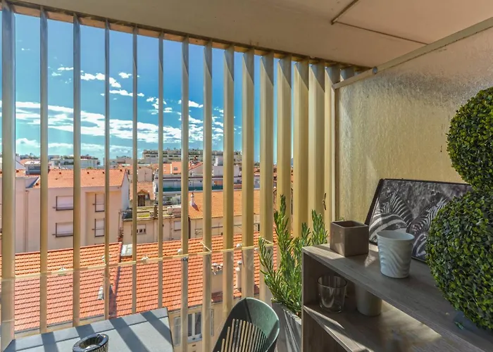 Daire Le Mimosas - Centre - Vue Terrasse Wifi Climatisation *